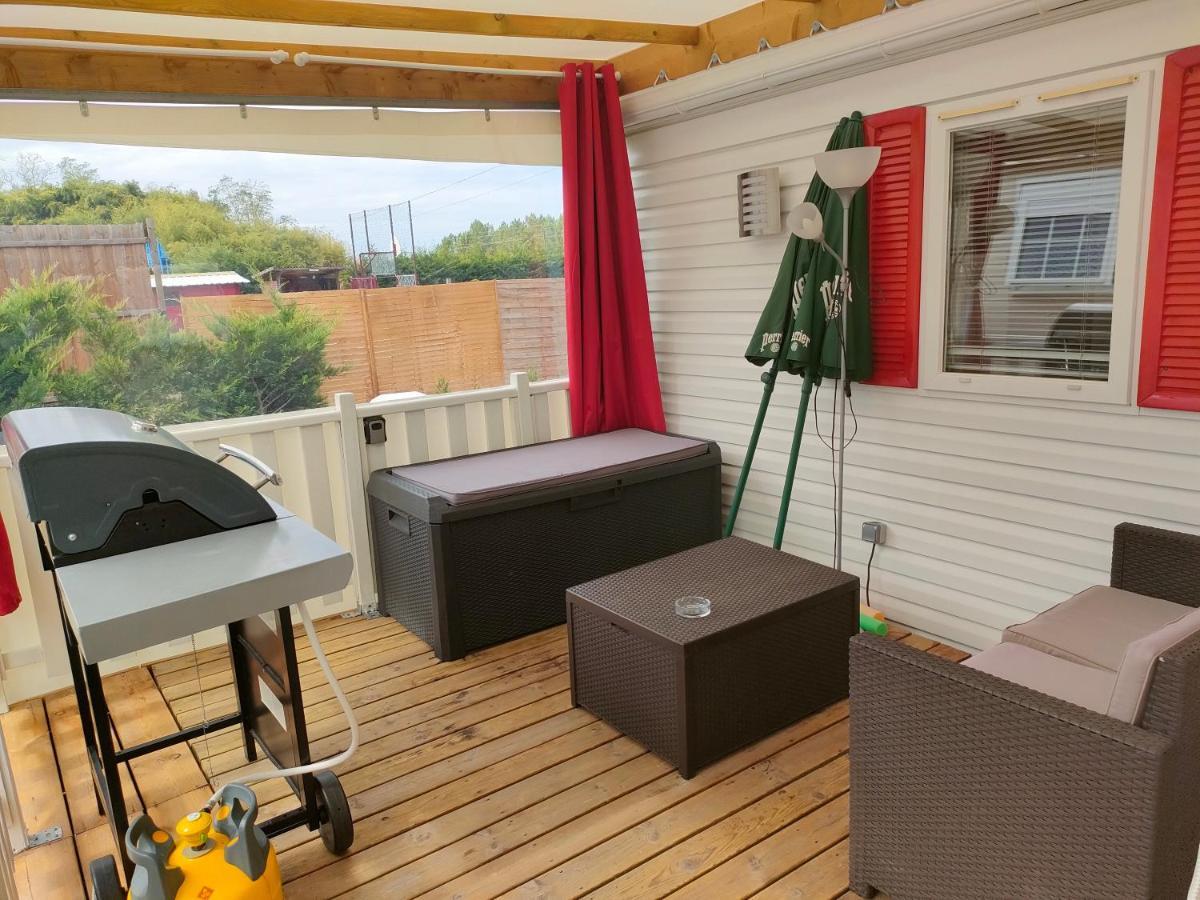 Mobil home climatisé au Domaine Lalande à Mimizan-Plage Exterior foto